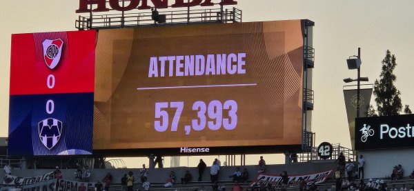 天织股票配资 上座率62%，河床vs蒙特雷共有57393名观众现场观战