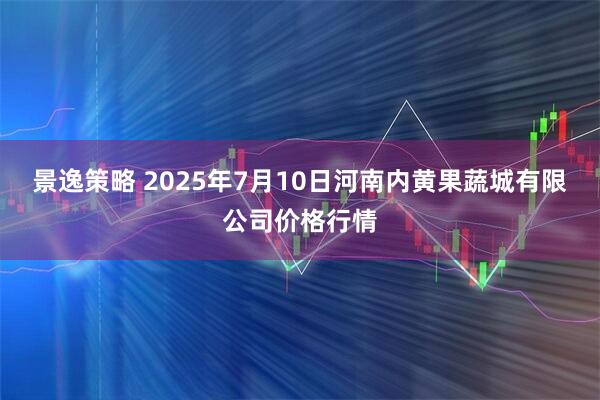 景逸策略 2025年7月10日河南内黄果蔬城有限公司价格行情